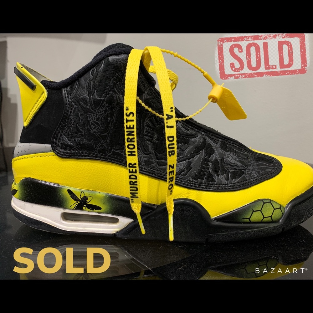 Jordan Dub Zero Custom “ Murder Hornets”